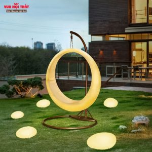 Đặc điểm nổi bật của ghế xích đu tròn decor phát sáng BGNT13