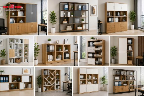 Điểm nổi bật của kệ đựng hồ sơ bằng gỗ công nghiệp giá rẻ
