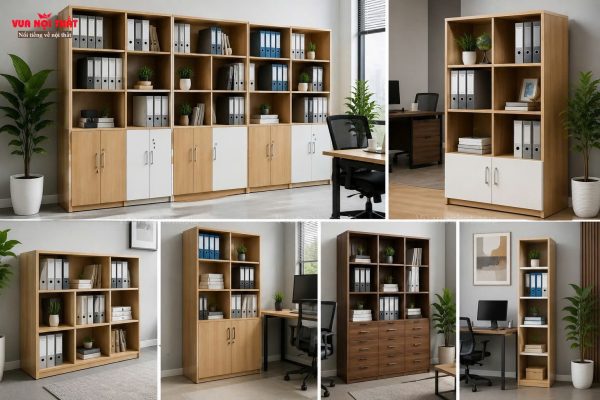 Kệ đựng hồ sơ nhỏ gọn thích hợp cho các văn phòng có diện tích khiêm tốn