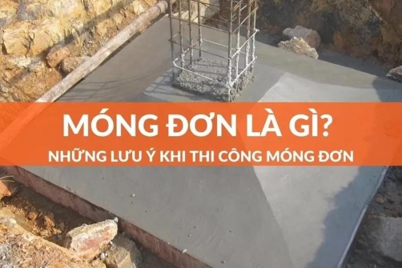 Móng đơn là gì?