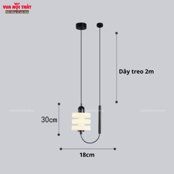Đèn thả decor nhập khẩu cao cấp DTT92 có kích thước nhỏ gọn