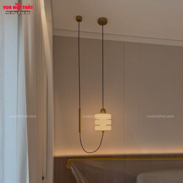 Đèn thả trần decor phong cách Bắc Âu DTT102 tích hợp ánh sáng ấm hoặc ánh sáng 3 màu
