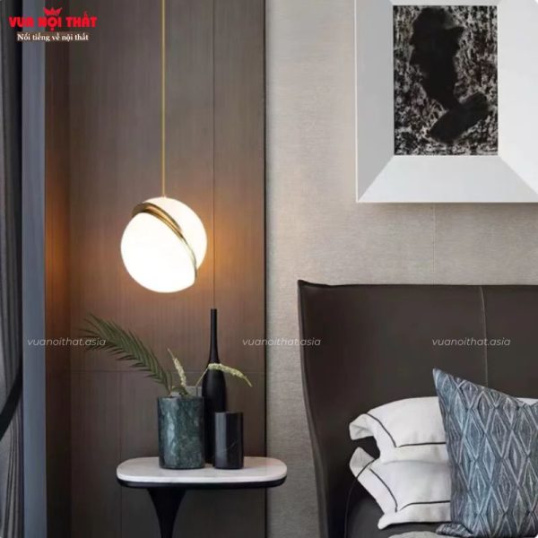 Đèn thả decor quả cầu thủy tinh đẹp mắt DTT101 tạo điểm nhấn ấn tượng cho không gian