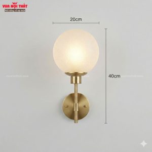 Đèn tường decor hiện đại DTT99 có kích thước nhỏ gọn phù hợp nhiều không gian