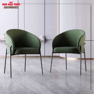 Ghế ăn chân thép bọc nệm GA19