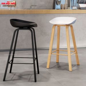 Ghế bar mặt nhựa khung thép nhập khẩu chất lượng cao GA20