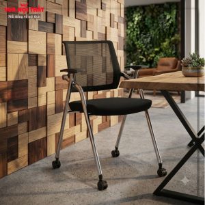 Ghế văn phòng lưng lưới có bánh xe GVP10