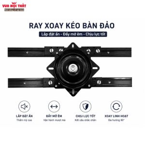 Ray xoay kéo bàn đảo thông minh nhập khẩu PKB20 chịu lực tốt