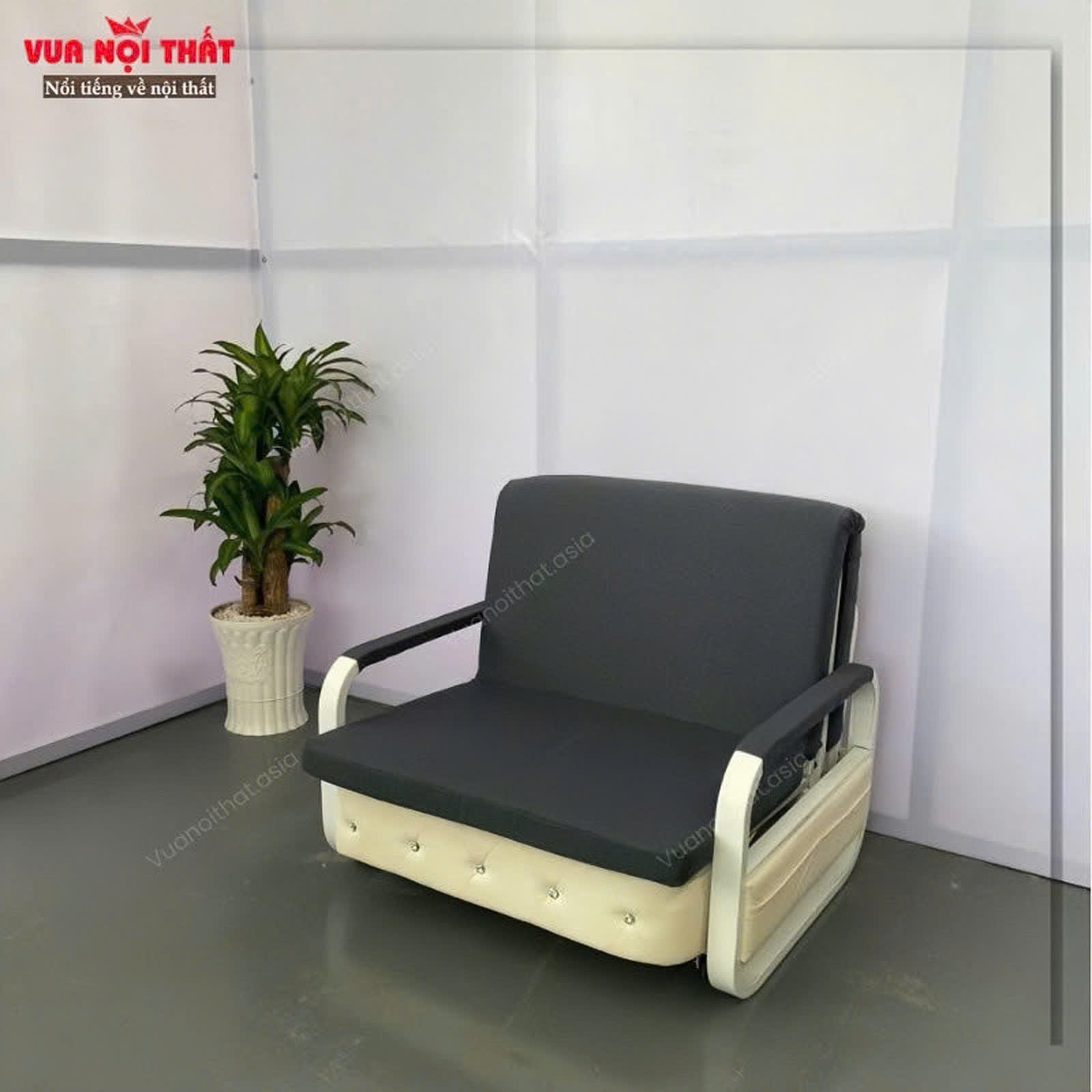 Sofa bed khung sắt cỡ lớn SB02