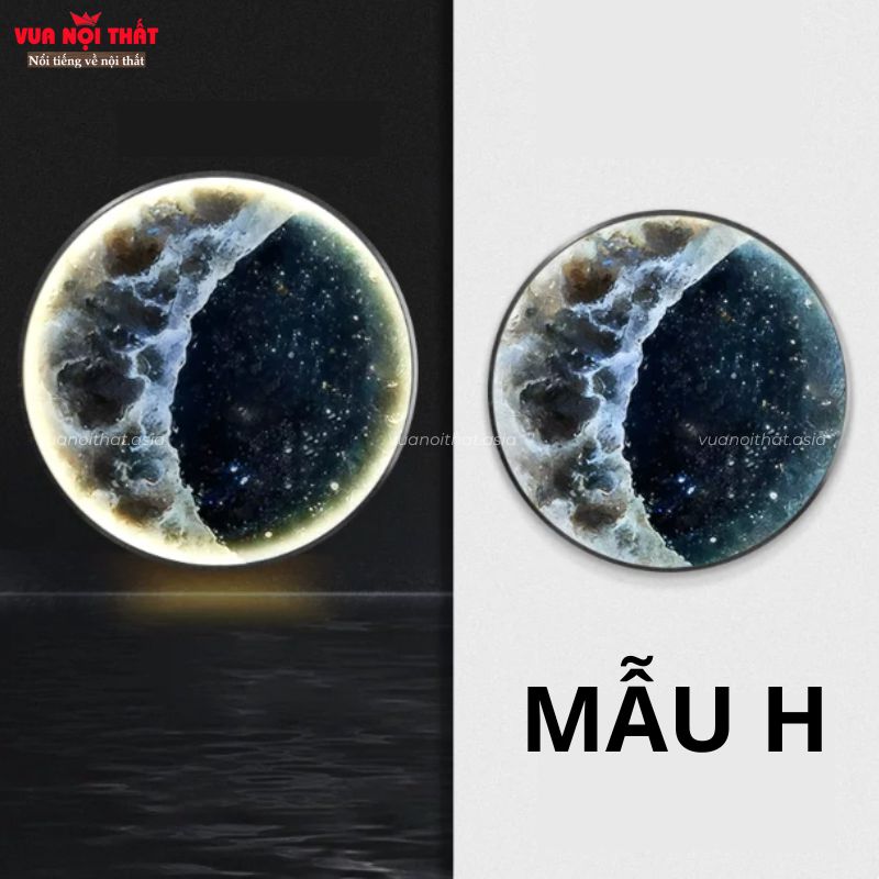 Tranh đèn LED mặt trắng TT95 - Mẫu H