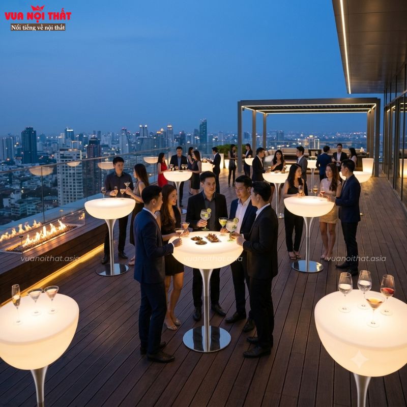 Bàn bar phát sáng nhập khẩu chất lượng cao BGNT14