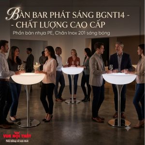Bàn bar phát sáng cao cấp BGNT14