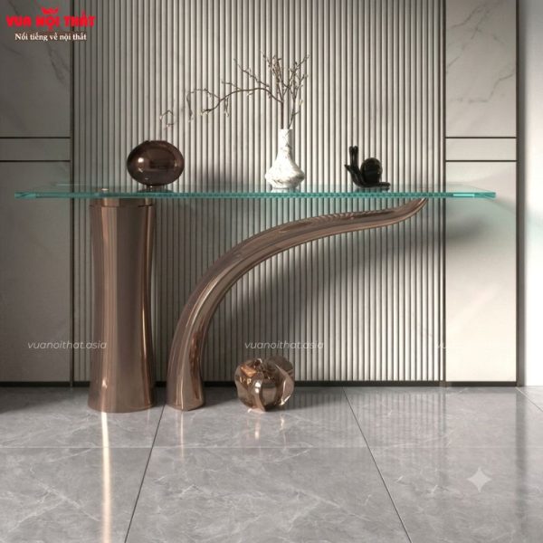Đặc điểm nổi bật của bàn tiền sảnh chân gỗ nhập khẩu BTS23