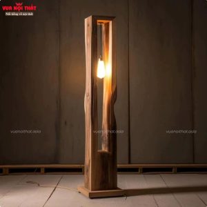 Đèn decor gỗ tự nhiên nhập khẩu DTT104 có 2 kích thước, kiểu dáng để khách hàng lựa chọn