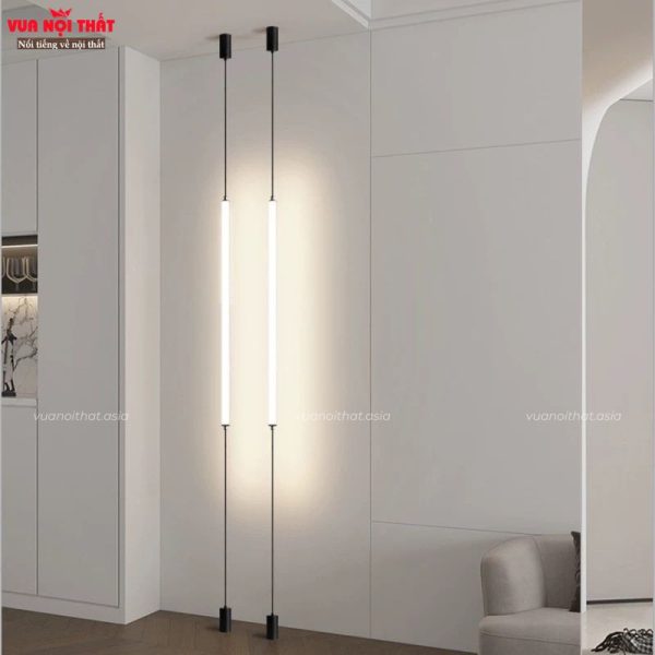 Đèn thả decor LED thanh dài DTT106 có thể điều chỉnh dây treo phù hợp với trần nhà