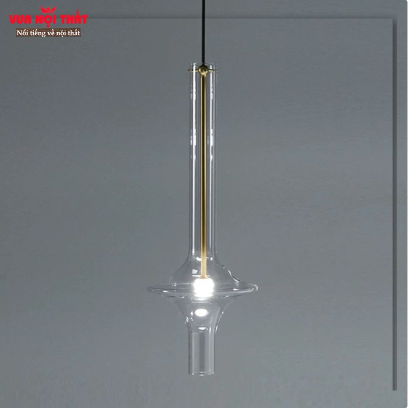 Đèn thả thủy tinh trong suốt hiện đại DTT103