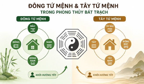Đông tứ mệnh là gì? Tây tứ mệnh là gì?