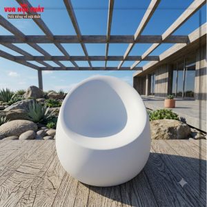 Ghế composite hình trứng cao cấp CPS23