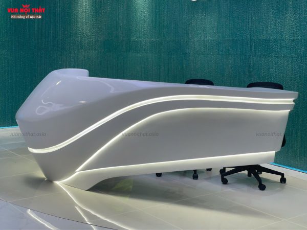 Vuanoithat - Xưởng sản xuất quầy lễ tân composite theo yêu cầu uy tín, giá tốt
