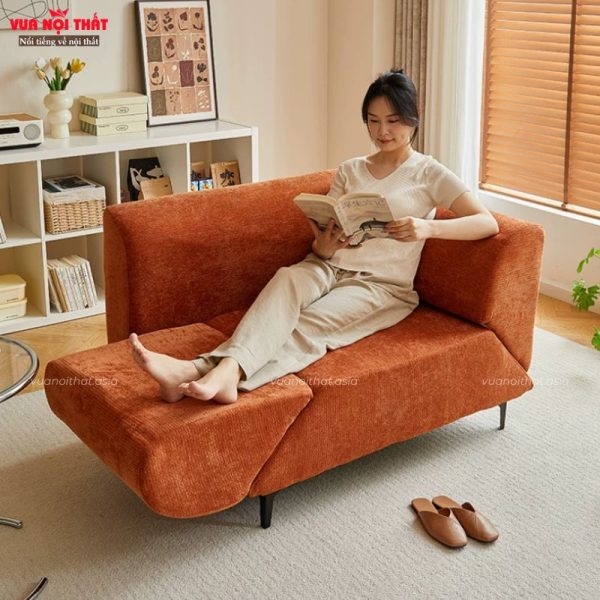 Chế độ thư giãn có tựa lưng và đôn rộng thoải mái