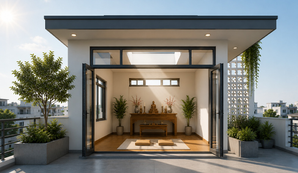 Thiết kế tầng tum tận dụng ánh sáng tự nhiên