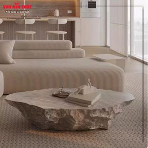 Bàn cafe đá travertine độc đáo BSF126