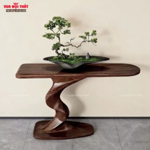Bàn console gỗ tần bì nhập khẩu chất lượng cao BTS24 sang trọng, phá cách