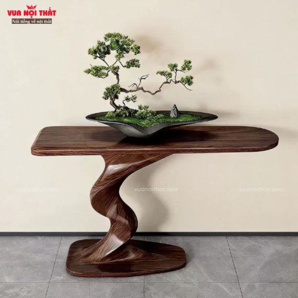 Bàn console gỗ tần bì nhập khẩu chất lượng cao BTS24 sang trọng, phá cách