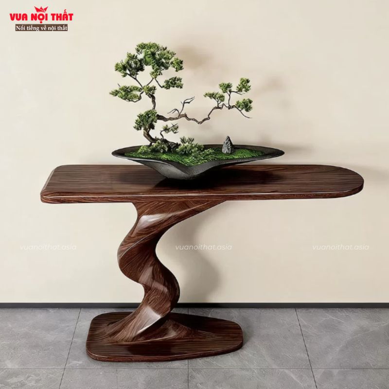 Bàn console gỗ tần bì nhập khẩu chất lượng cao BTS24 sang trọng, phá cách