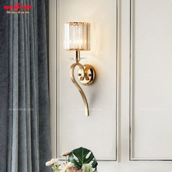 Đặc điểm của đèn tường pha lê hiện đại giá rẻ DTT109