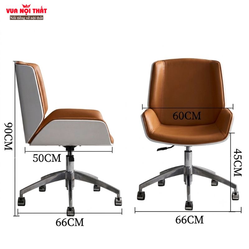 Kích thước của ghế ngồi làm việc văn phòng GVP13