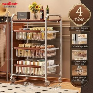 Kệ xe đẩy đa năng hiện đại giá rẻ tiện dụng PKB22