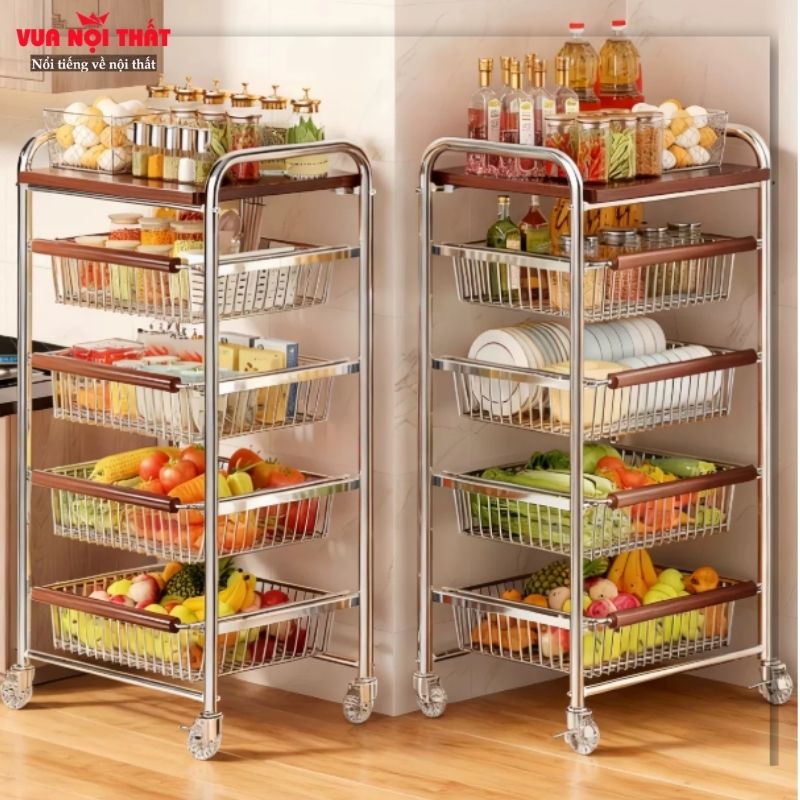 Kệ xe đẩy đa năng cao cấp PKB22