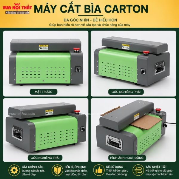 Máy cắt thùng carton thành giấy chống sốc đóng gói hàng hóa hiệu quả
