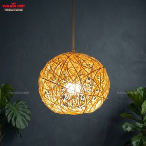 Đèn thả mây tre hiện đại giá rẻ DTT110 tạo điểm nhấn ấn tượng cho không gian