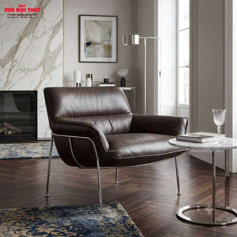 Ghế sofa đơn thư giãn cao cấp kiểu Bauhaus GL89 sang trọng