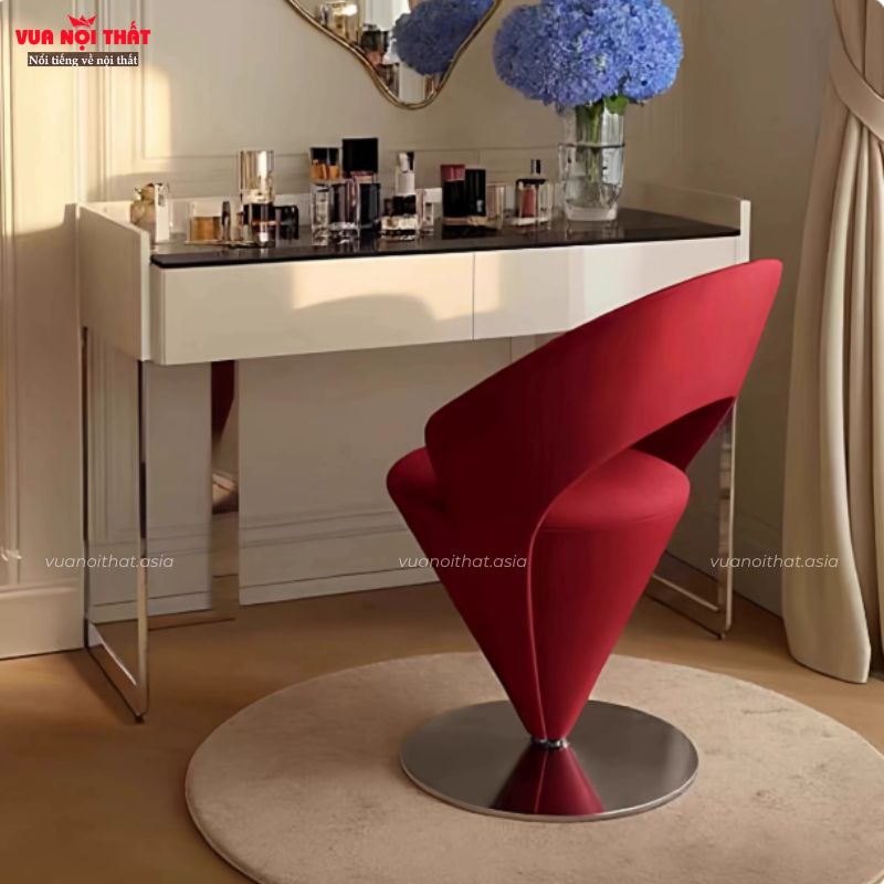 Ghế ngồi trang điểm hình ly rượu độc đáo hiện đại GL83