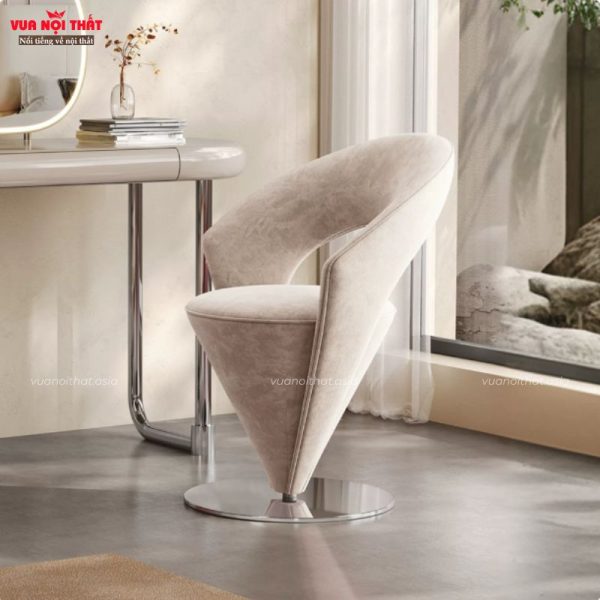 Ghế trang điểm chân xoay hình ly rượu GL83 có kích thước nhỏ gọn