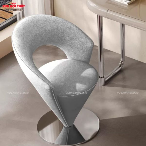 Đặc điểm của ghế trang điểm chân xoay hình ly rượu GL83