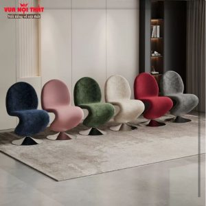 Ghế trang điểm kiểu Ý có lưng tựa GL86