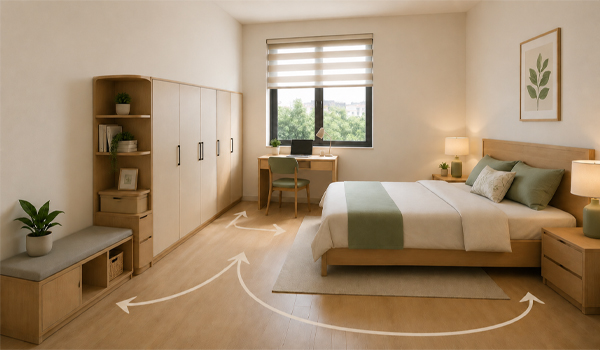 Bố trí phòng ngủ hợp lý với cung mệnh của gia chủ