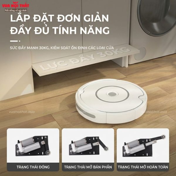 Bộ mở cửa tự động cho máy hút bụi thông minh PKNT01 tiện dụng