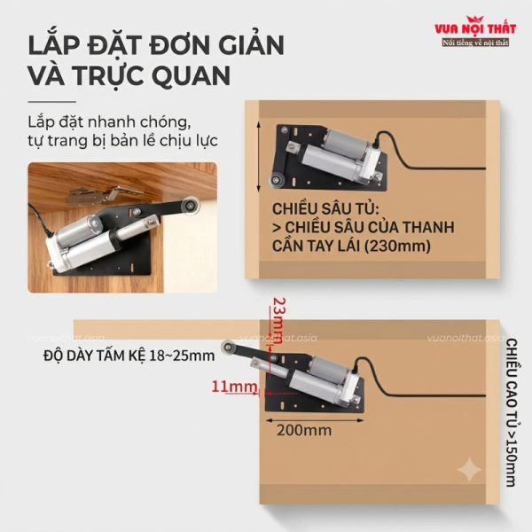 Hướng dẫn chi tiết cách lắp đặt bộ mở cửa tự động cho máy hút bụi PKNT01