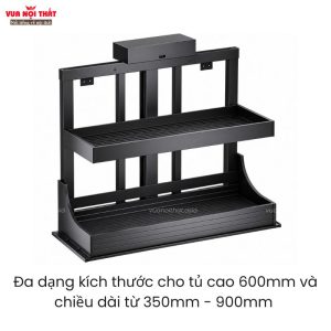Kệ đựng đồ nhà bếp thông minh PKB23 có đa dạng kích thước