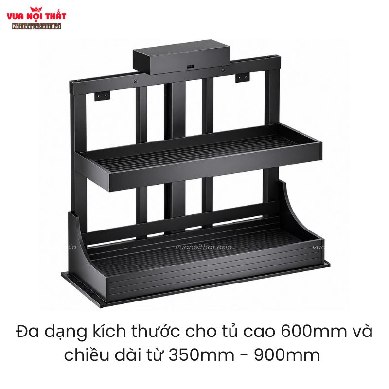Kệ đựng đồ nhà bếp thông minh PKB23 có đa dạng kích thước