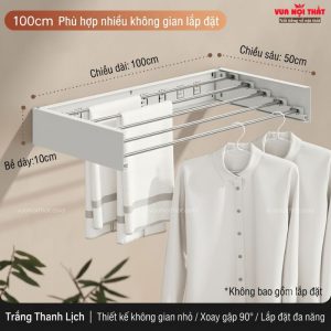 Đặc điểm nổi bật của giá phơi đồ gấp gọn thông minh GD54