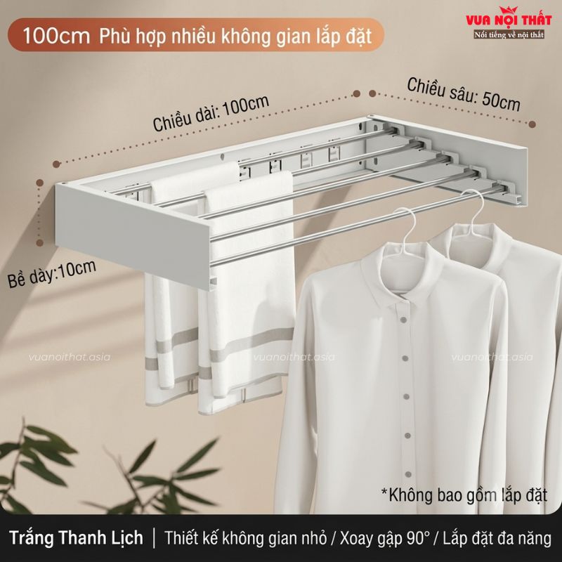 Đặc điểm nổi bật của giá phơi đồ gấp gọn thông minh GD54