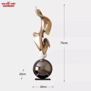 Kích thước tượng decor hiện đại, độc đáo TTT166