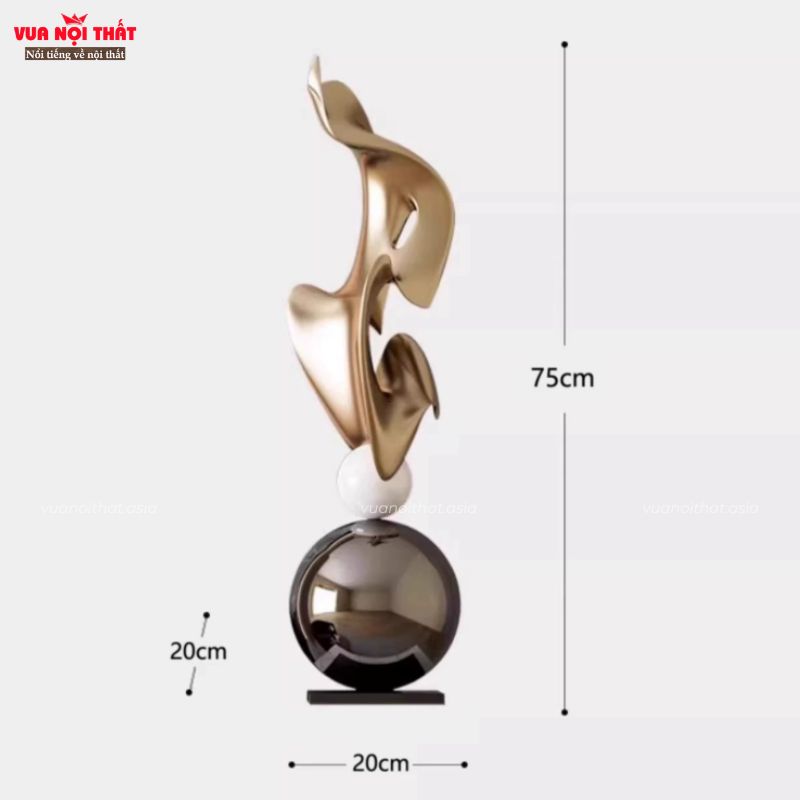 Kích thước tượng decor hiện đại, độc đáo TTT166