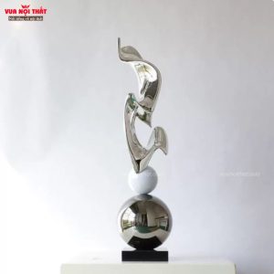 Tượng decor hiện đại trừu tượng TTT166 cho độ bóng sáng vượt trội